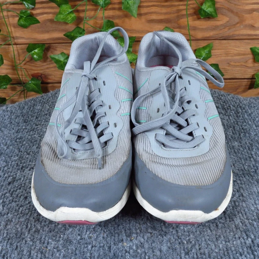 Vionic Audie Women Athletic‎ Sneakers Size 8 Walking Running Gray Teal Mesh